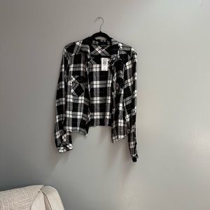 Cropped flannel